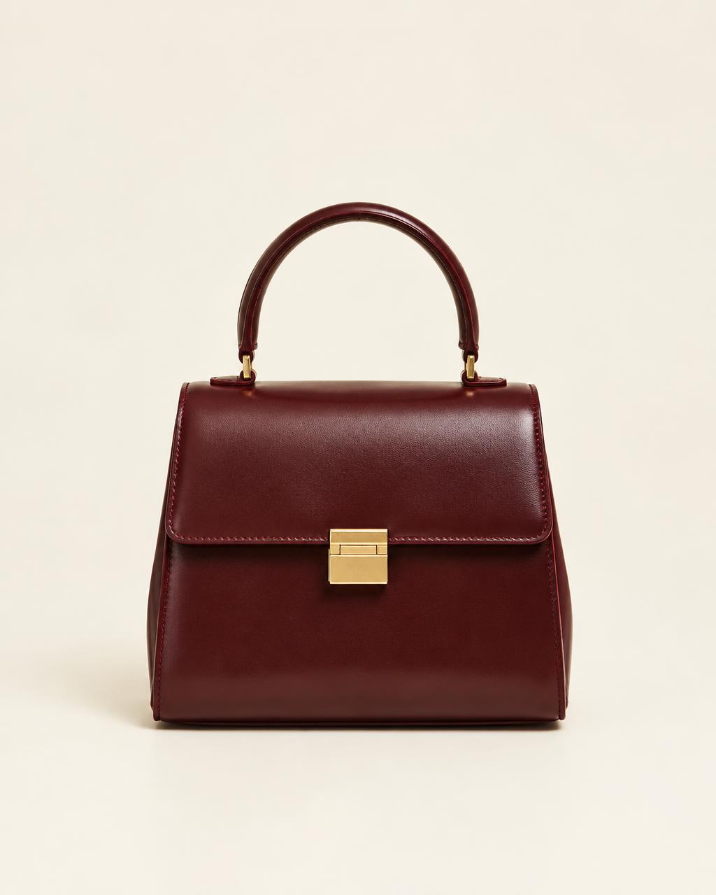 Maren Top-Handle — Architectural top-handle bag