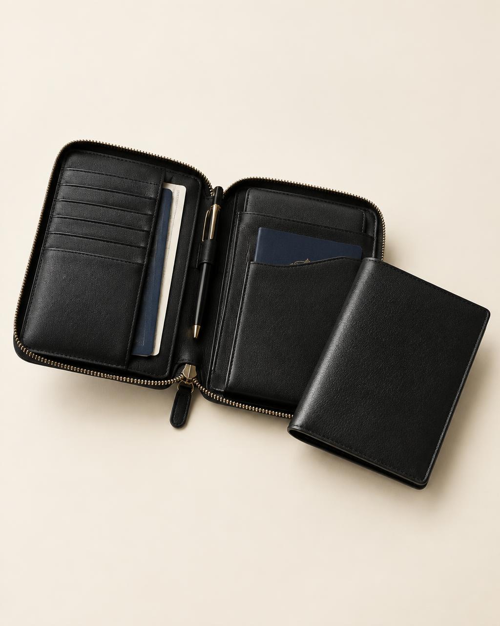 Meridian Organiser — Zip travel document case